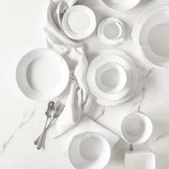 Vietri Lastra White Medium Shallow Serving Bowl -VIETRI SHOP LAS 26025W LSALT 2 1800x1800