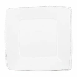 Vietri Lastra White Square Platter