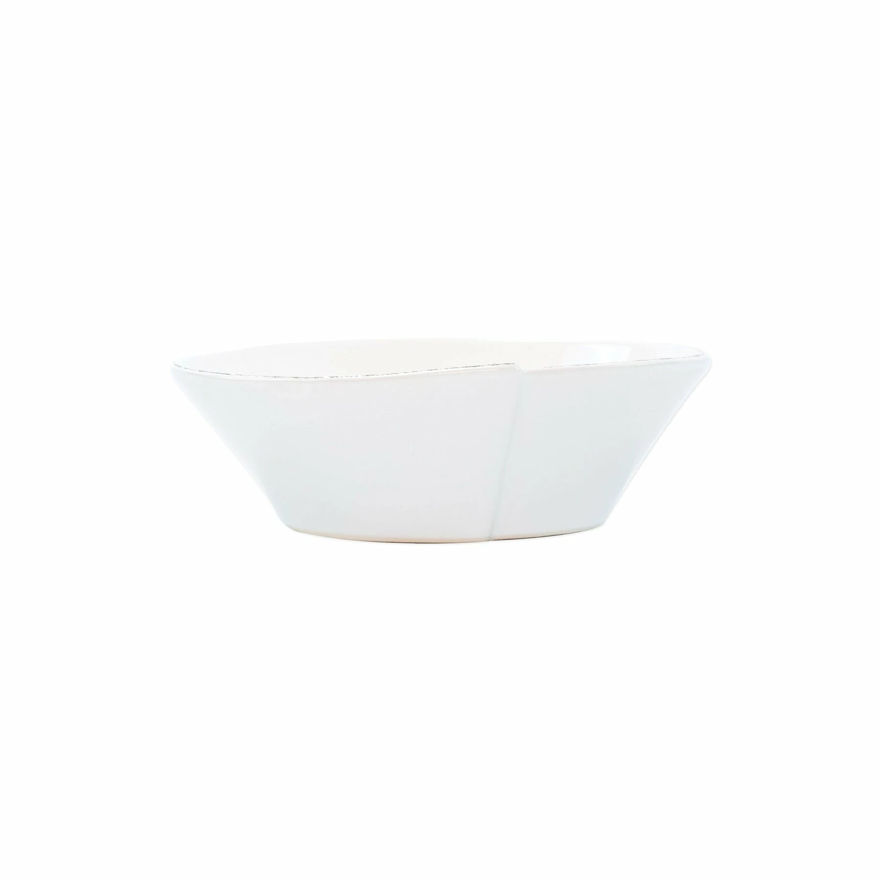 Vietri Lastra White 4-Piece Serving Bowls Set 5 Vietri Lastra White 4-Piece Serving Bowls Set - Image 5