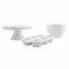 Vietri Lastra White 3-Piece Bakeware Essentials Set
