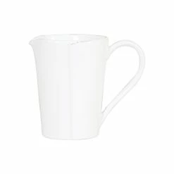 Vietri Lastra White Pitcher