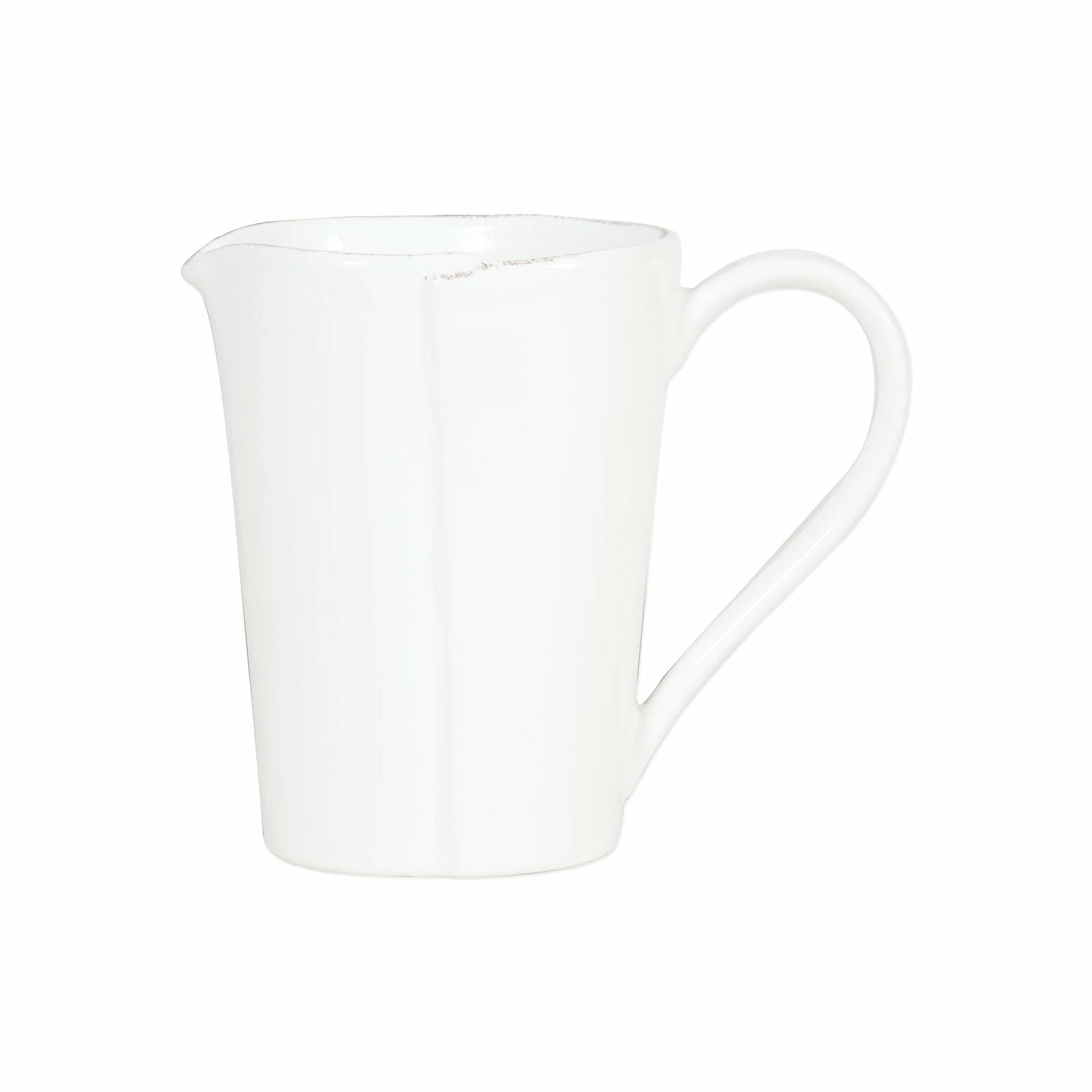 Vietri Lastra White Pitcher 1 Vietri Lastra White Pitcher