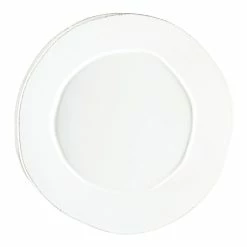 Vietri Lastra White Round Platter