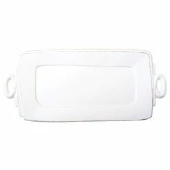 Vietri Lastra Handled Rectangular Platter