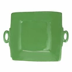 Vietri Lastra Handled Square Platter -VIETRI SHOP LAS 2628GR 1 c9785618 cd42 41bf 94b3 c01fbd0a2cc2 1800x1800