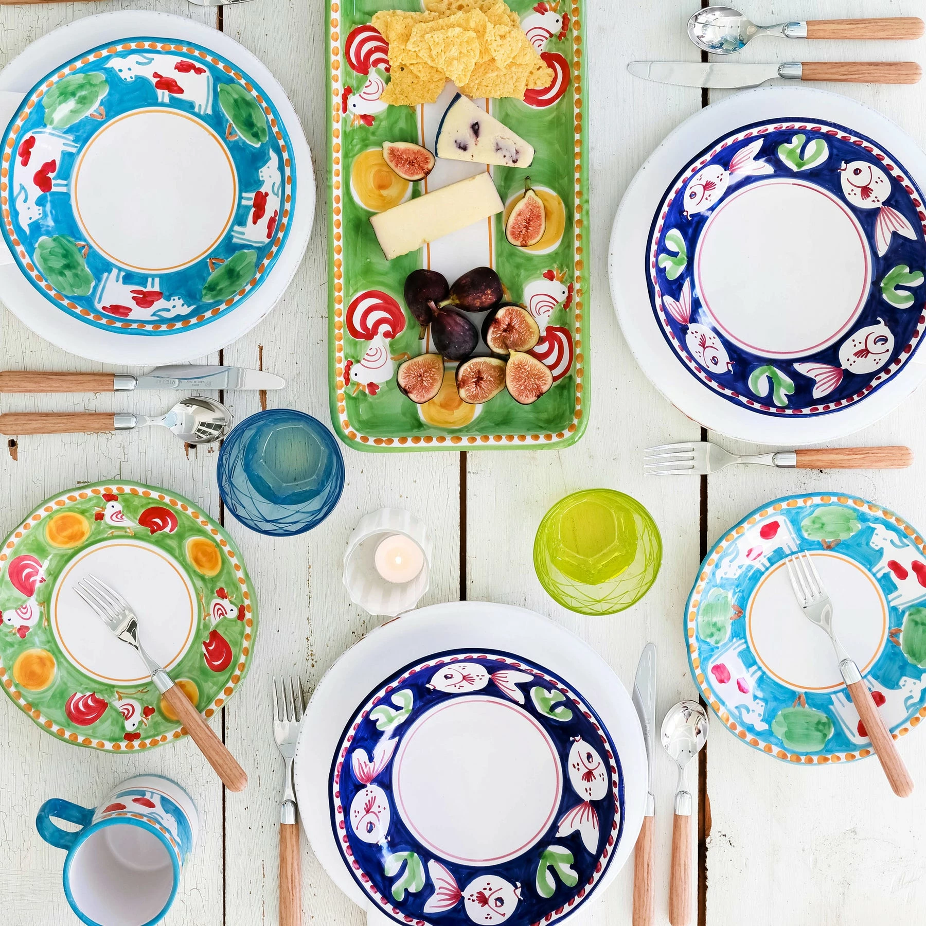 Vietri Campagna Mucca Dinner Plate 3 Vietri Campagna Mucca Dinner Plate - Image 3