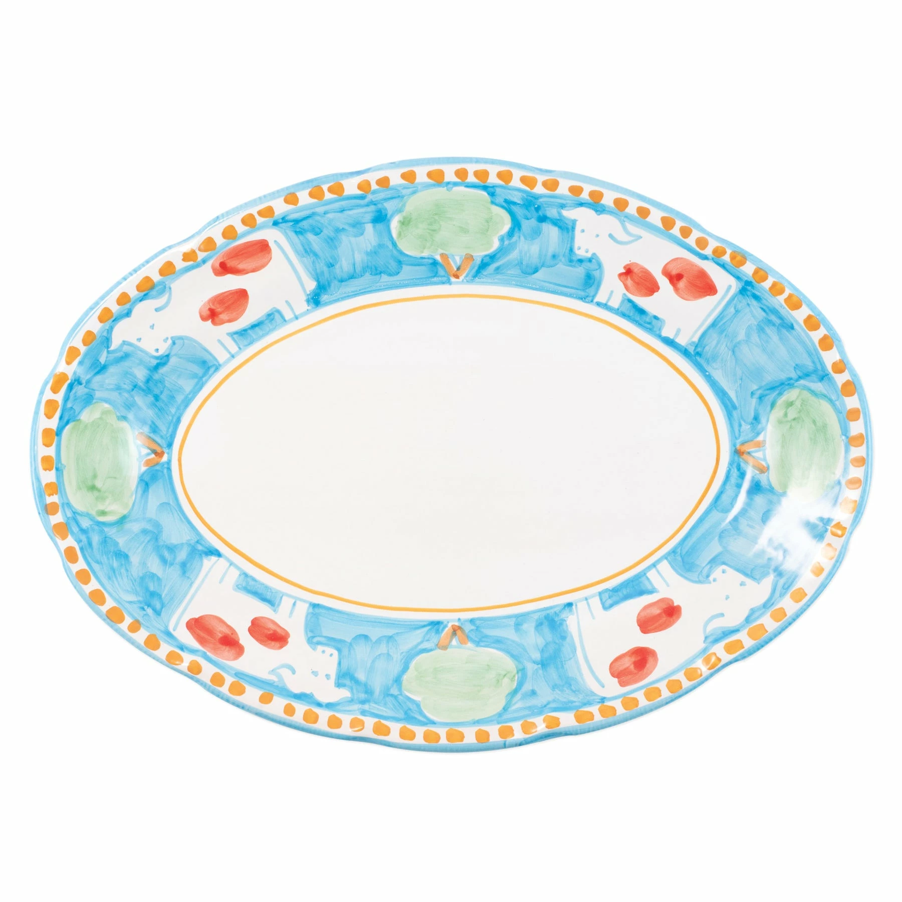 Vietri Campagna Mucca Oval Platter 1 Vietri Campagna Mucca Oval Platter