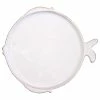 Vietri Melamine Lastra Fish White Dinner Plate