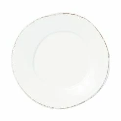 Vietri Melamine Lastra White Dinner Plate