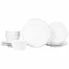 Vietri Melamine Lastra White Twelve-Piece Place Setting