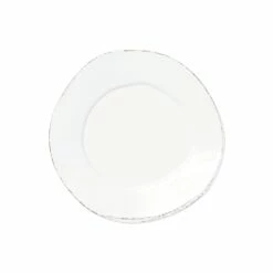 Vietri Melamine Lastra White Salad Plate