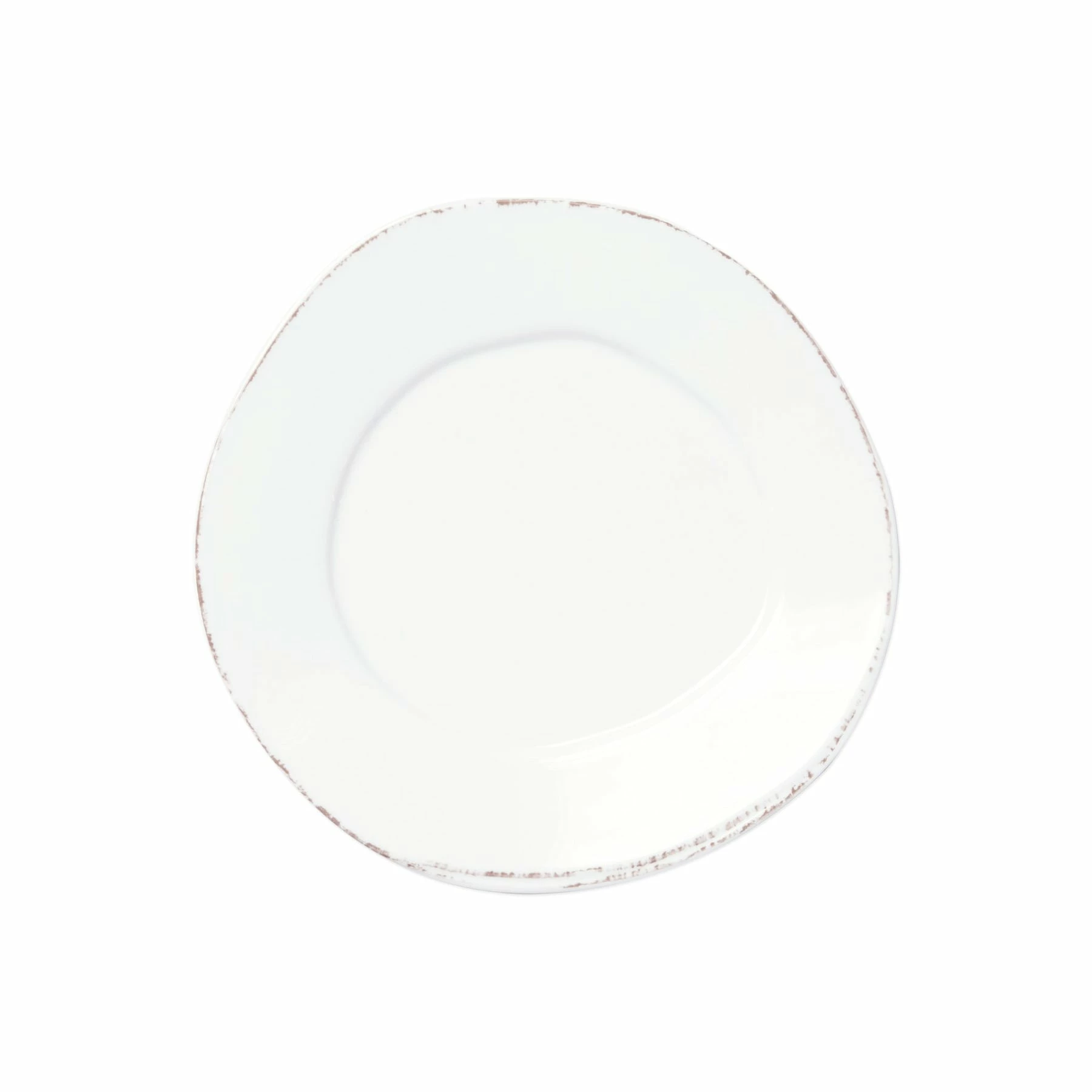 Vietri Melamine Lastra White Salad Plate 1 Vietri Melamine Lastra White Salad Plate