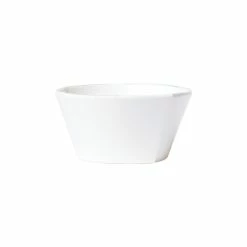 Vietri Melamine Lastra White Stacking Cereal Bowl