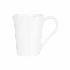 Vietri Melamine Lastra White Pitcher