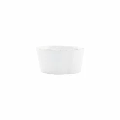 Vietri Melamine Lastra White Condiment Bowl