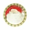 Vietri Old St. Nick Dinner Plate - Red Hat