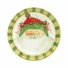 Vietri Old St. Nick Dinner Plate - Green Hat