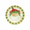 Vietri Old St. Nick Round Salad Plate - Green Hat