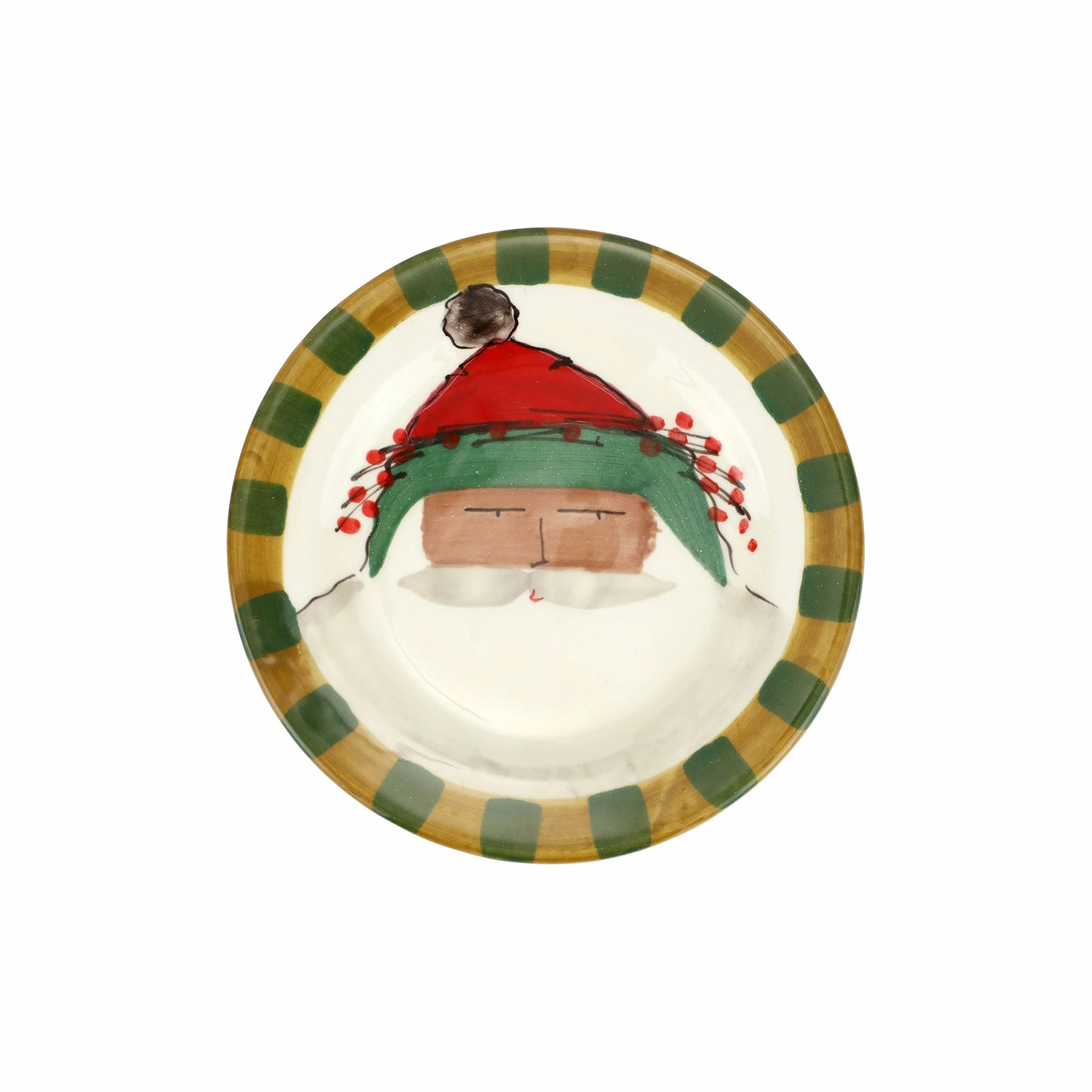 Vietri Old St. Nick Multicultural Assorted Round Salad Plates - Set Of 4 3 Vietri Old St. Nick Multicultural Assorted Round Salad Plates - Set Of 4 - Image 3