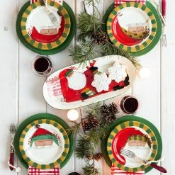 Vietri Old St. Nick Multicultural Round Salad Plate - Stripe Hat -VIETRI SHOP OSN 7802MCD 3 f34f266c 1aa5 48d4 9662 cb2e0c0a46bc 1800x1800
