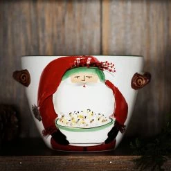 Vietri Old St. Nick Handled Deep Serving Bowl W/ Popcorn -VIETRI SHOP OSN 78046 LSALT 1 1800x1800