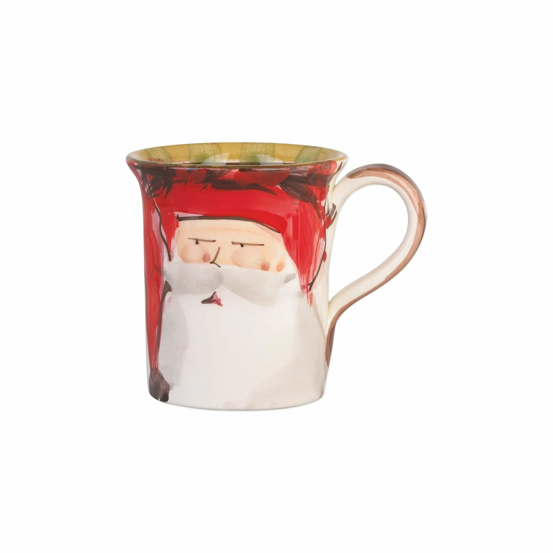 Vietri Old St. Nick Mug - Red 1 Vietri Old St. Nick Mug - Red