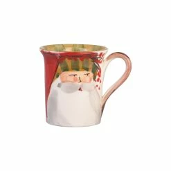Vietri Old St. Nick Mug - Striped