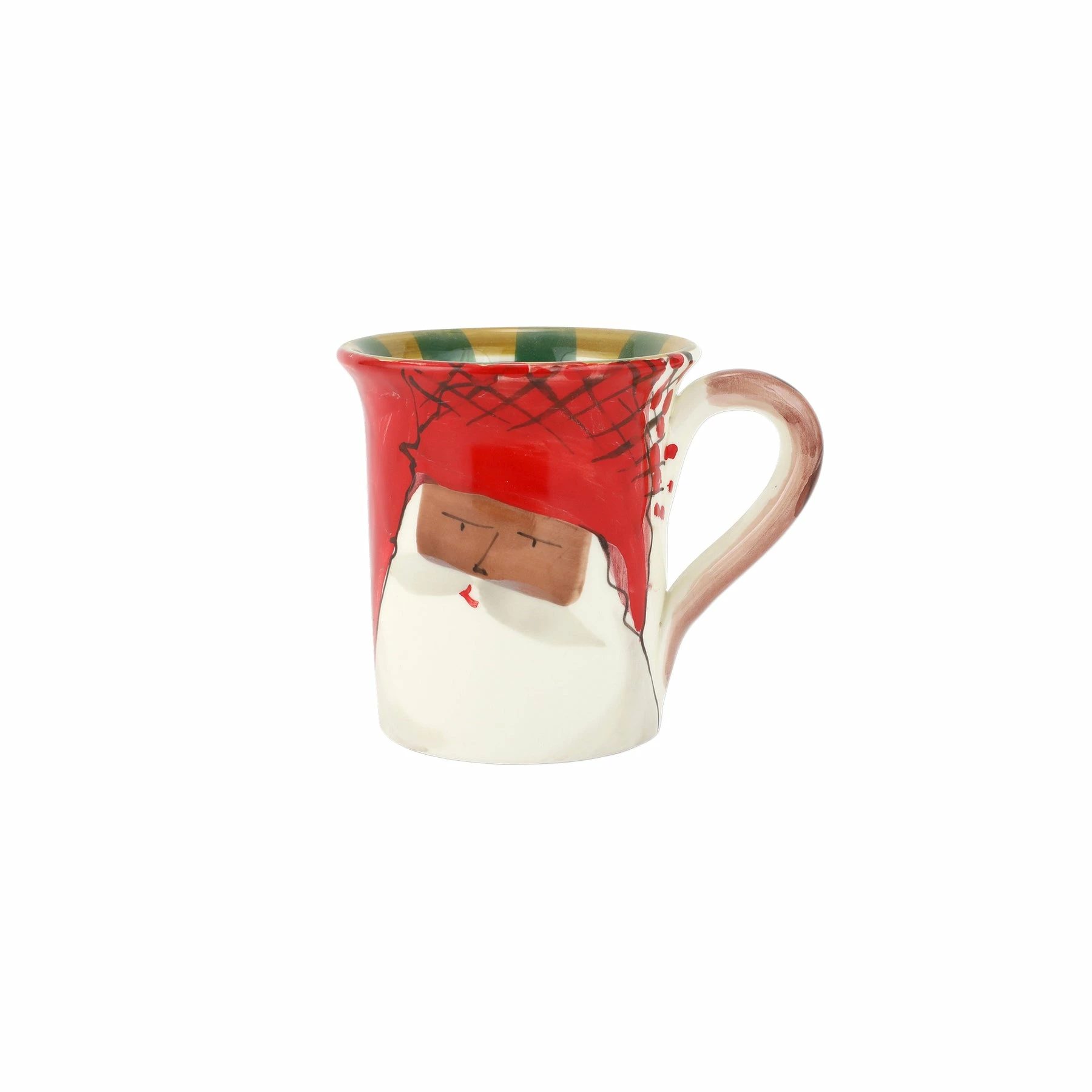 Vietri Old St. Nick Multicultural Mug - Red Hat 1 Vietri Old St. Nick Multicultural Mug - Red Hat