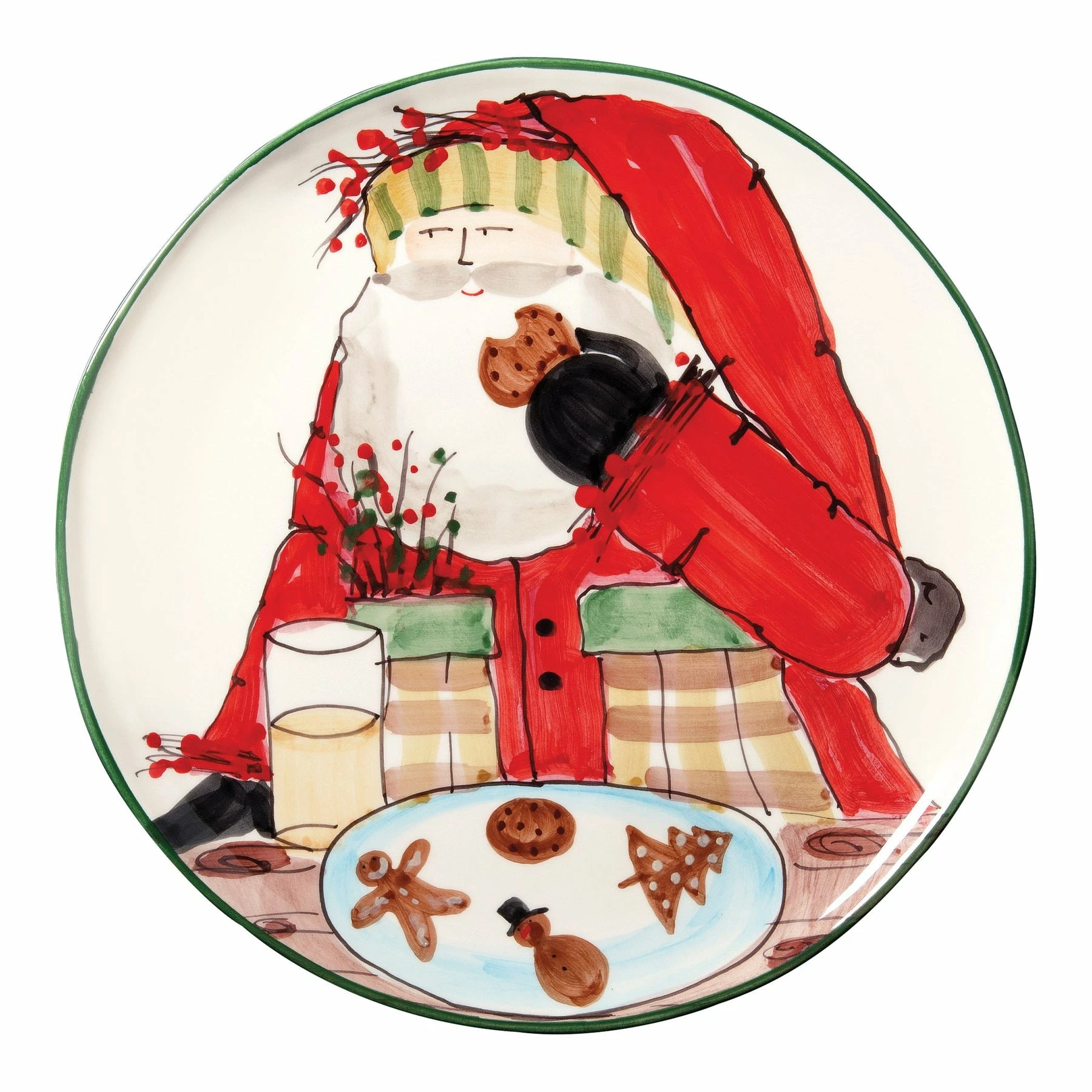 Vietri Old St. Nick Cookie Platter 1 Vietri Old St. Nick Cookie Platter