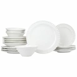 Vietri Pietra Serena Sixteen-Piece Place Setting