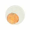 Vietri Pumpkins Salad Plate - Orange Small Pumpkin