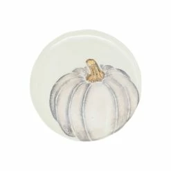 Vietri Pumpkins Salad Plate - Gray Medium Pumpkin