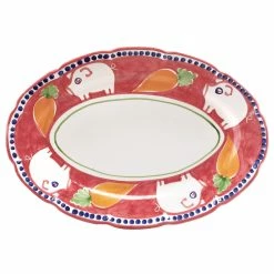 Vietri Campagna Porco Oval Platter