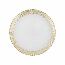 Vietri Rufolo Glass Dinner Plate  