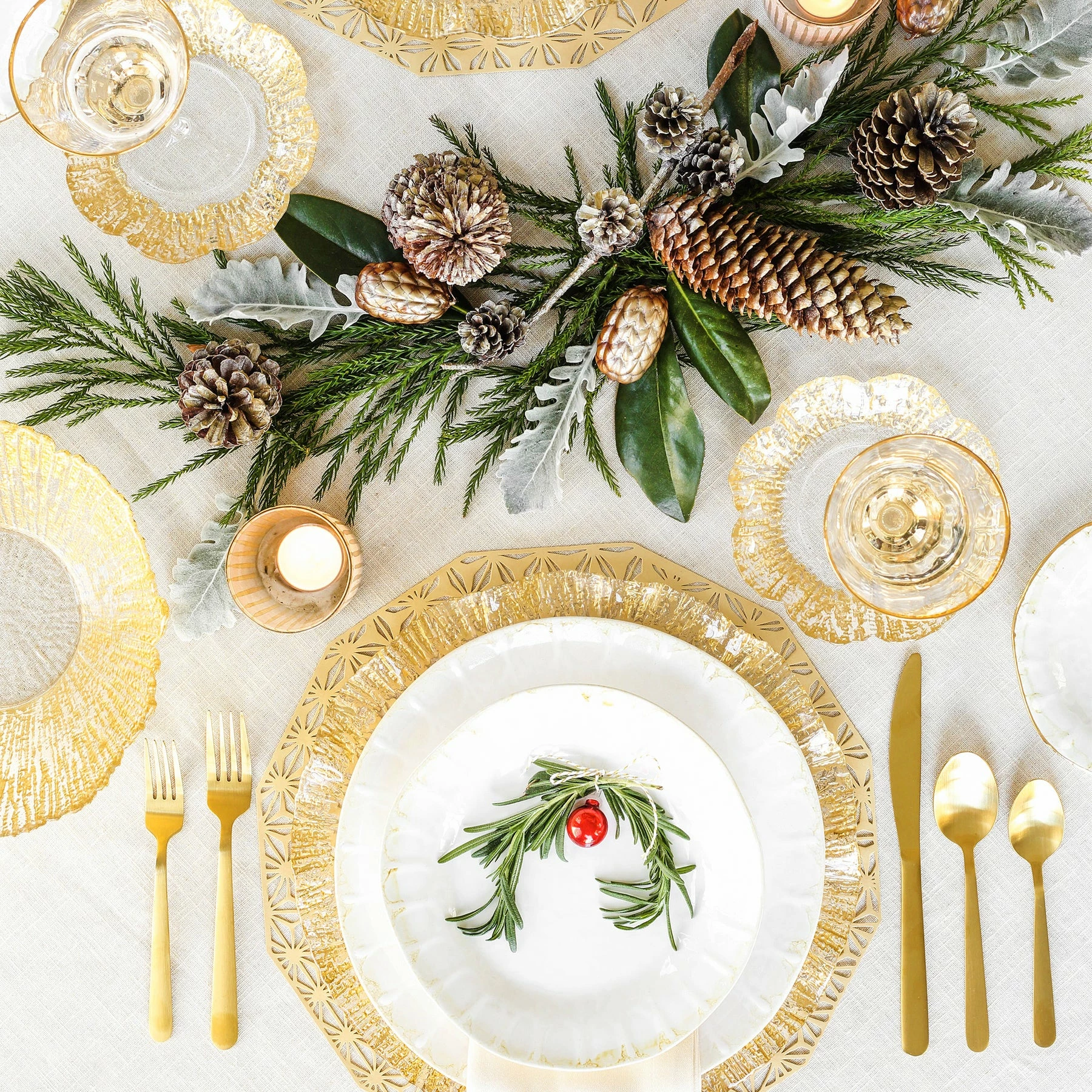 Vietri Rufolo Glass Gold Large Deep Bowl 2 Vietri Rufolo Glass Gold Large Deep Bowl - Image 2