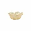 Vietri Rufolo Glass Gold Flower Small Bowl