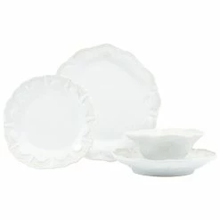 Vietri Incanto Stone Lace Four-Piece Place Setting