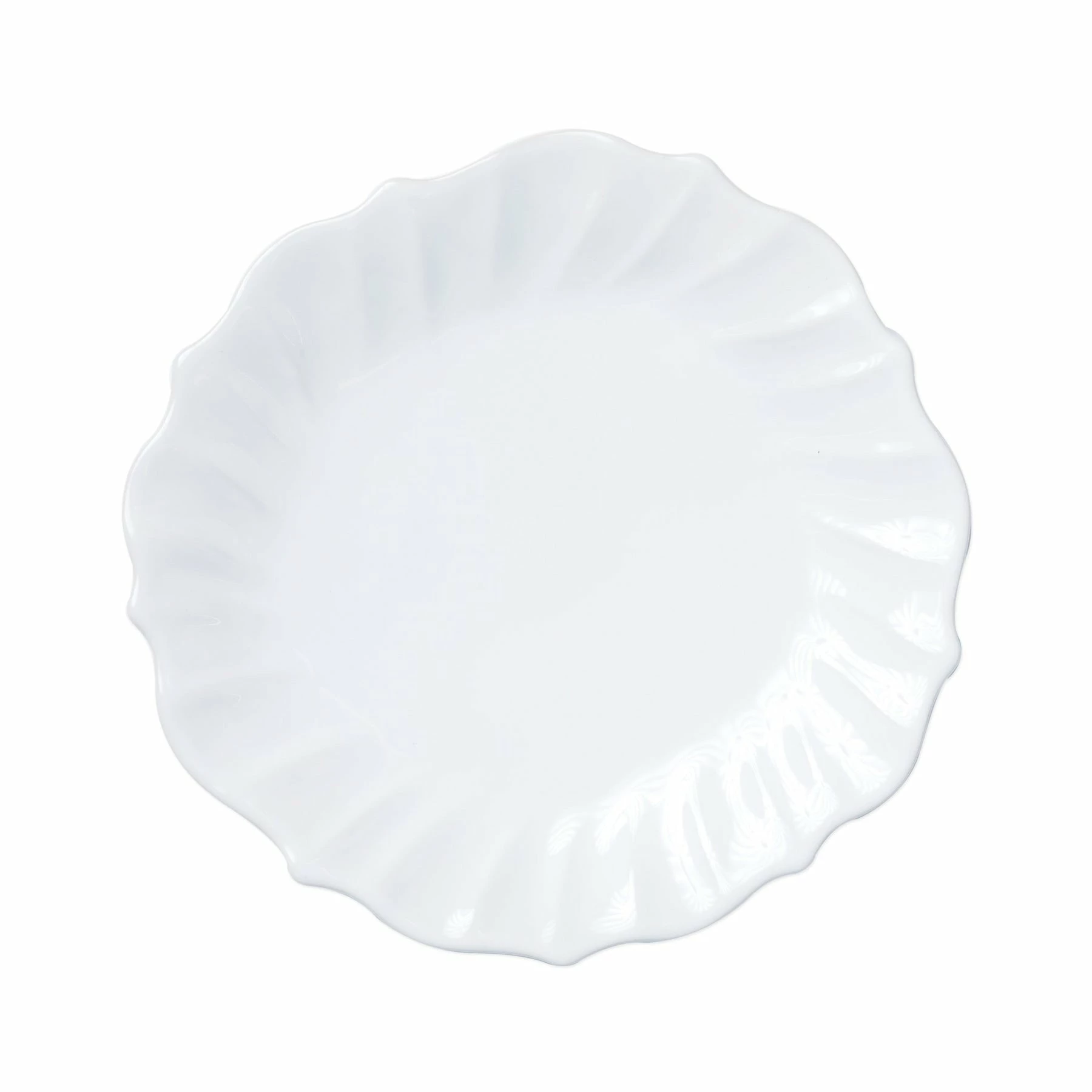 Vietri Incanto Stone Ruffle Dinner Plate 1 Vietri Incanto Stone Ruffle Dinner Plate