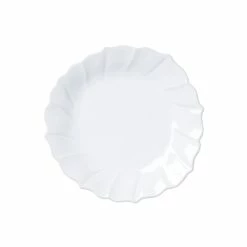 Vietri Incanto Stone Ruffle Salad Plate