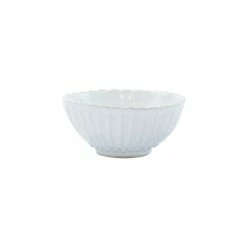 Vietri Incanto Stone White Stripe Small Bowl
