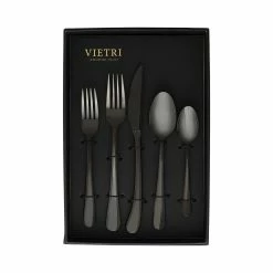 Vietri Settimocielo Nero Five-Piece Place Setting – Set Of 4