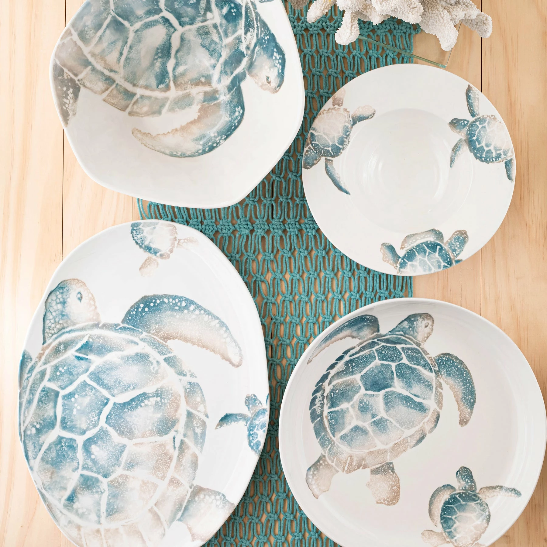 Vietri Tartaruga Oblong Serving Platter 2 Vietri Tartaruga Oblong Serving Platter - Image 2