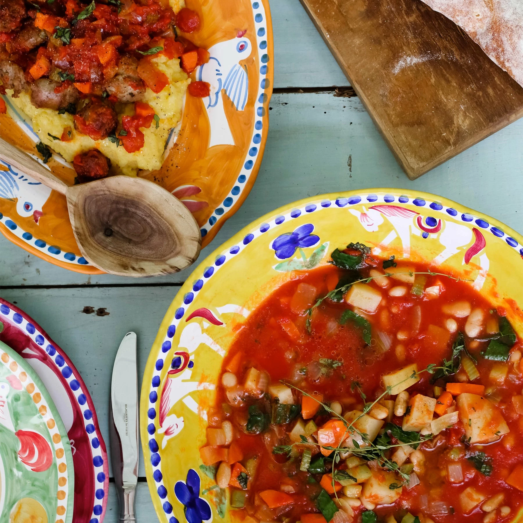 Vietri Campagna Uccello Oval Platter 3 Vietri Campagna Uccello Oval Platter - Image 3