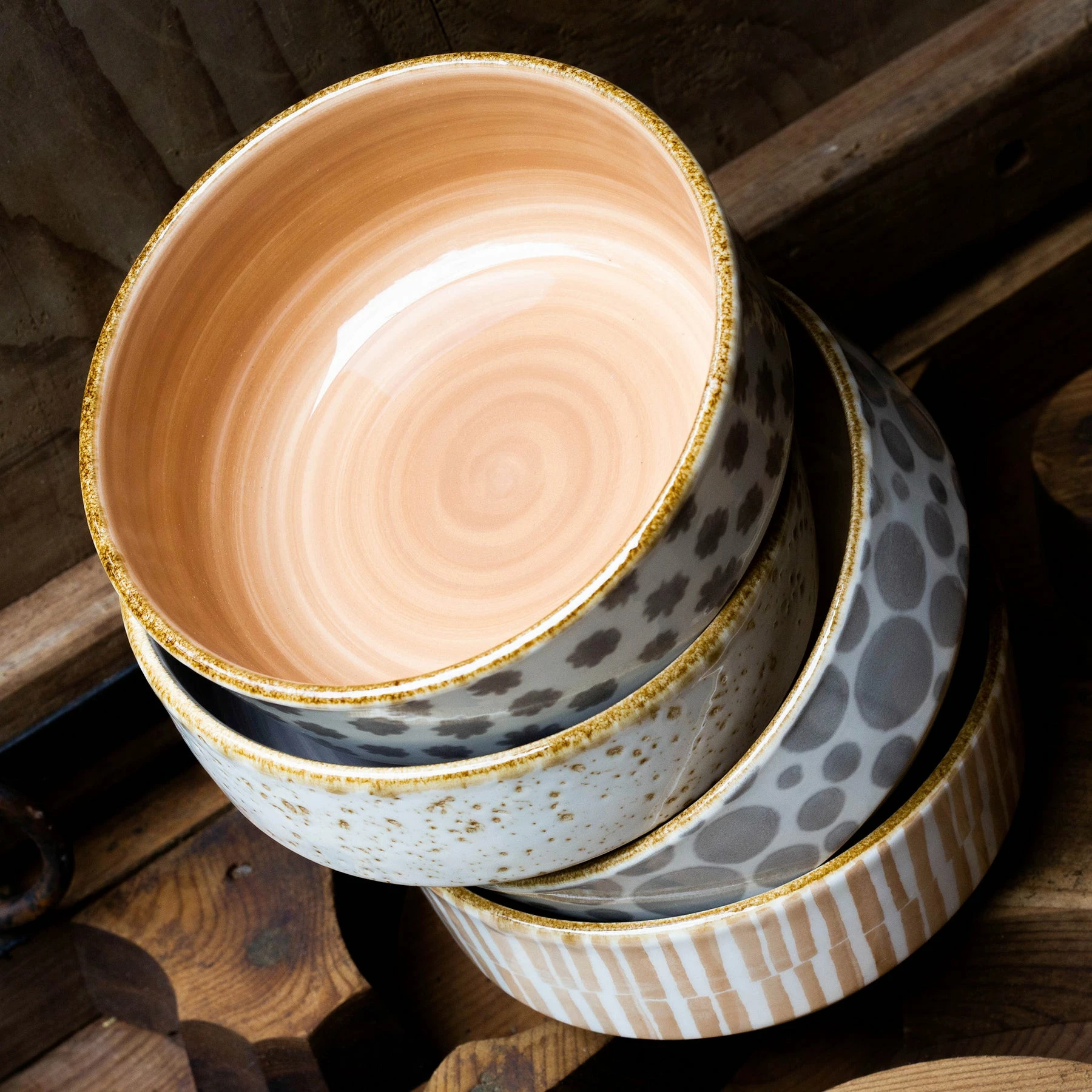 Viva By VIETRI Earth Eggshell Small Bowl 5 Viva By VIETRI Earth Eggshell Small Bowl - Image 5