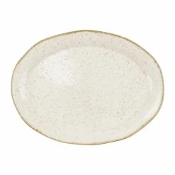 Viva By VIETRI Earth Eggshell Oval Platter