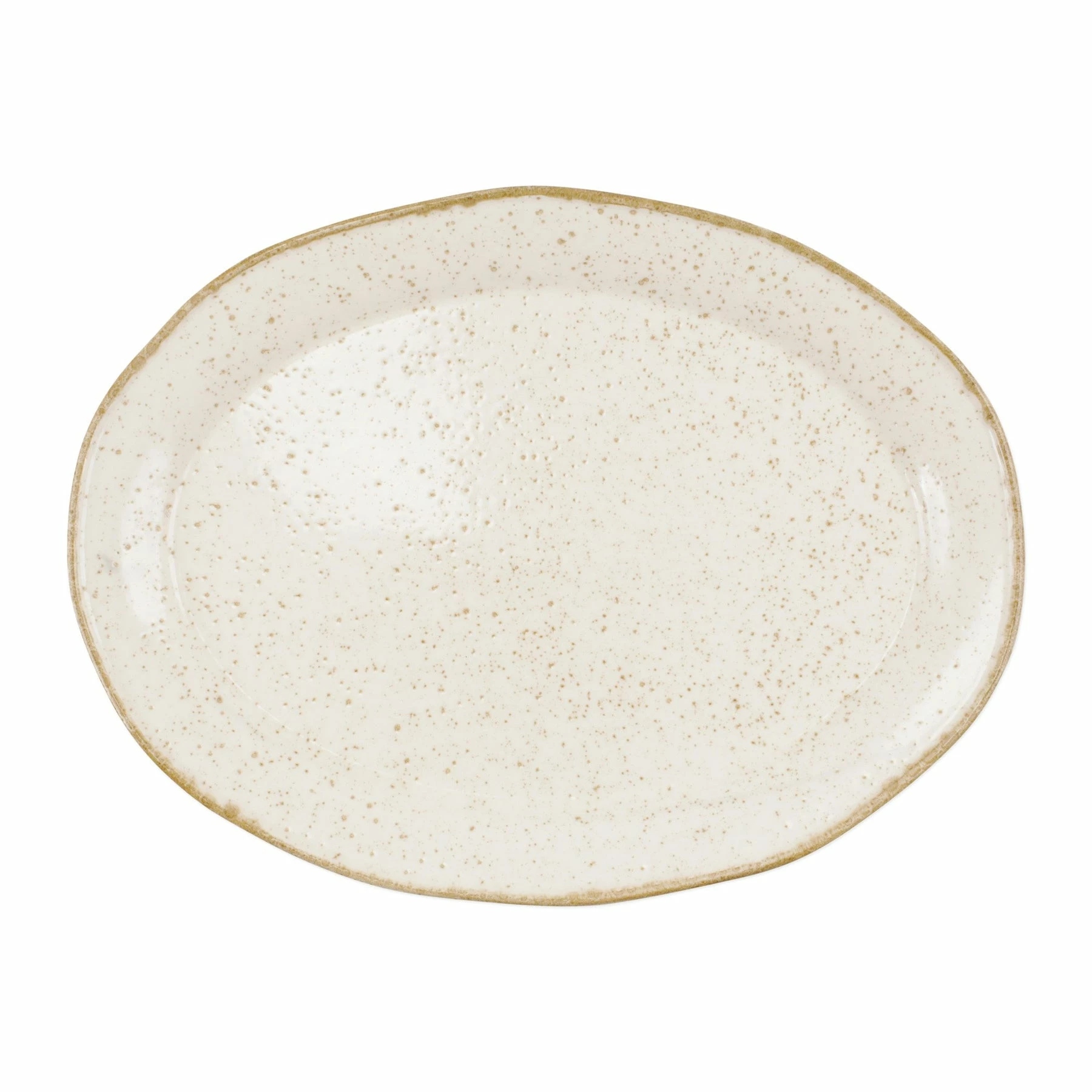 Viva By VIETRI Earth Eggshell Oval Platter 1 Viva By VIETRI Earth Eggshell Oval Platter