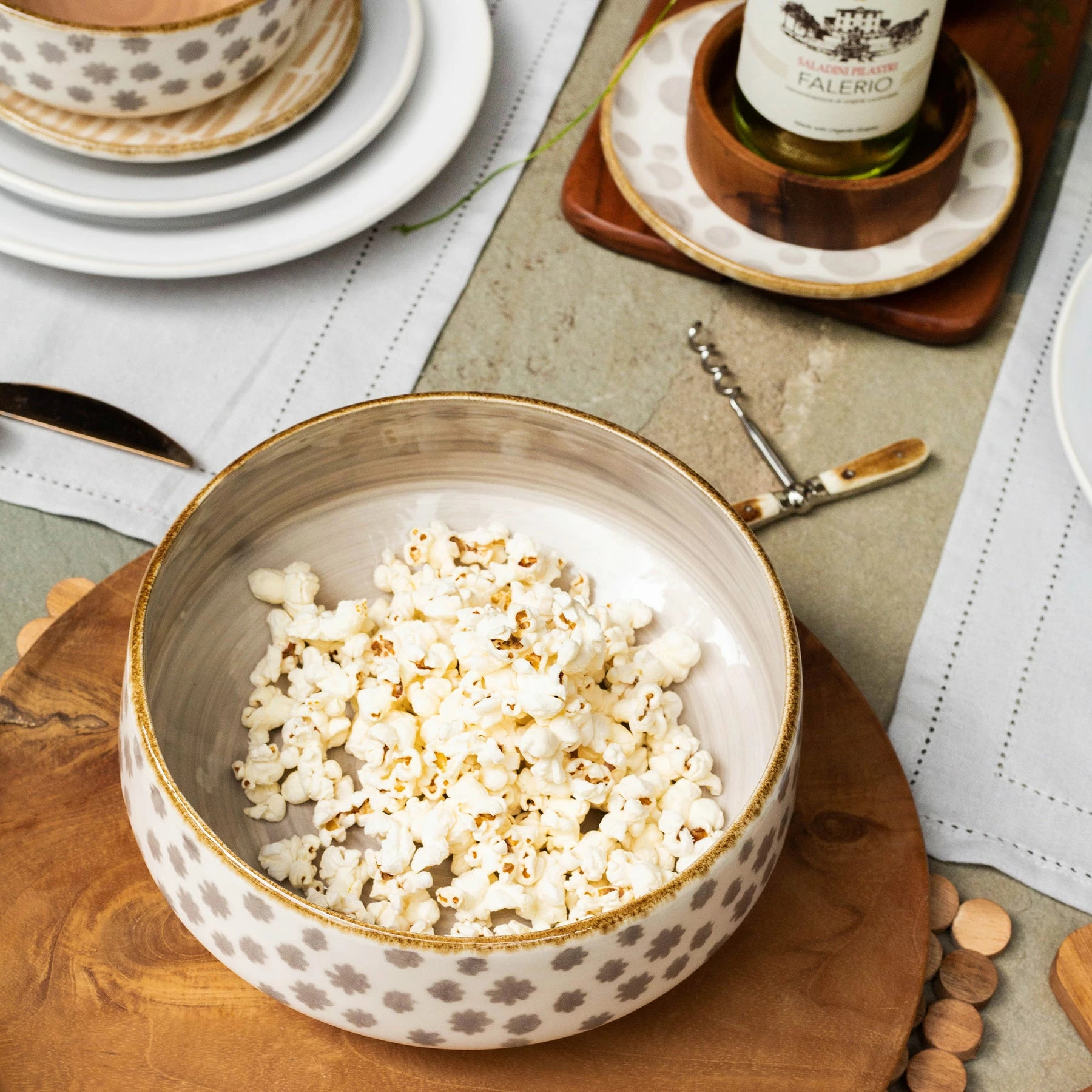 Viva By VIETRI Earth Flower Medium Shallow Bowl 4 Viva By VIETRI Earth Flower Medium Shallow Bowl - Image 4