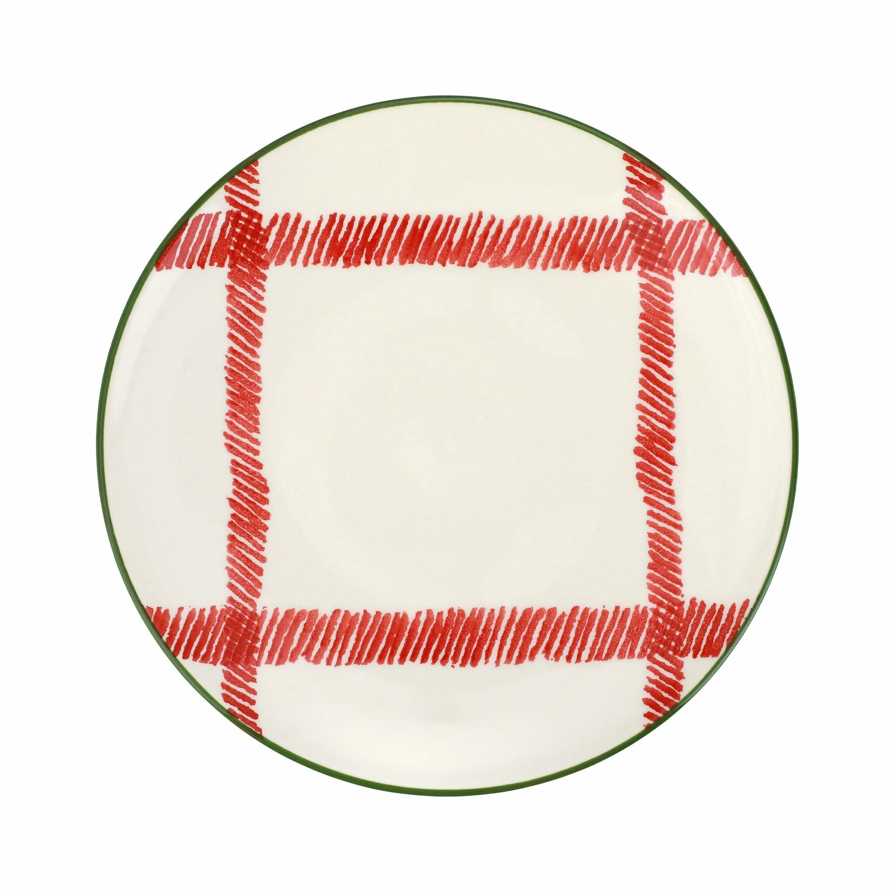 Viva By VIETRI Mistletoe Plaid 3-Piece Place Setting 2 Viva By VIETRI Mistletoe Plaid 3-Piece Place Setting - Image 2