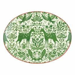 Viva By VIETRI Mistletoe Oval Platter