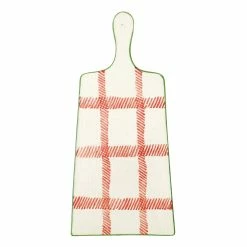Viva By VIETRI Mistletoe Plaid Cheese Board